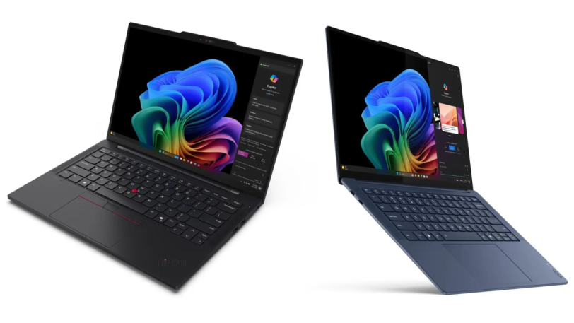 ניידי ה-Yoga Slim 7x ו-ThinkPad T14s (מקור לנובו)